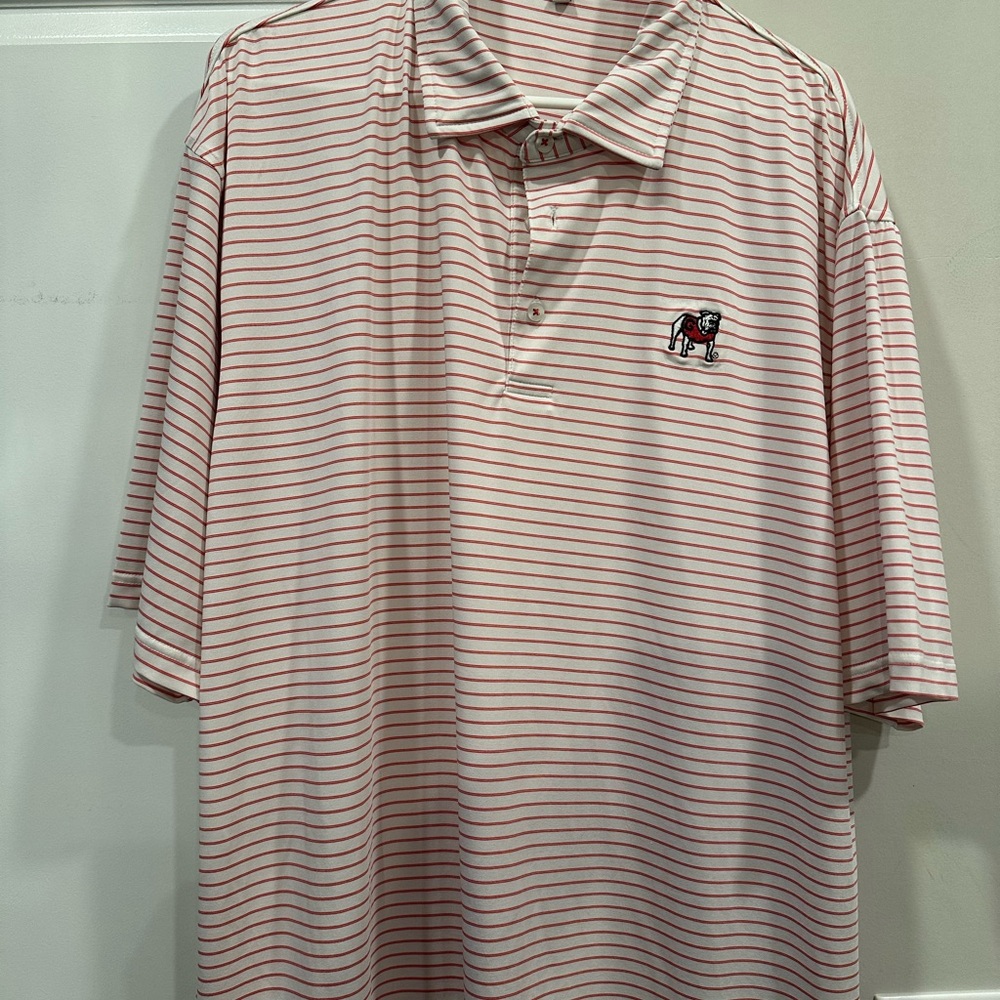 Peach State Pride UGA Standing Dog Polo
